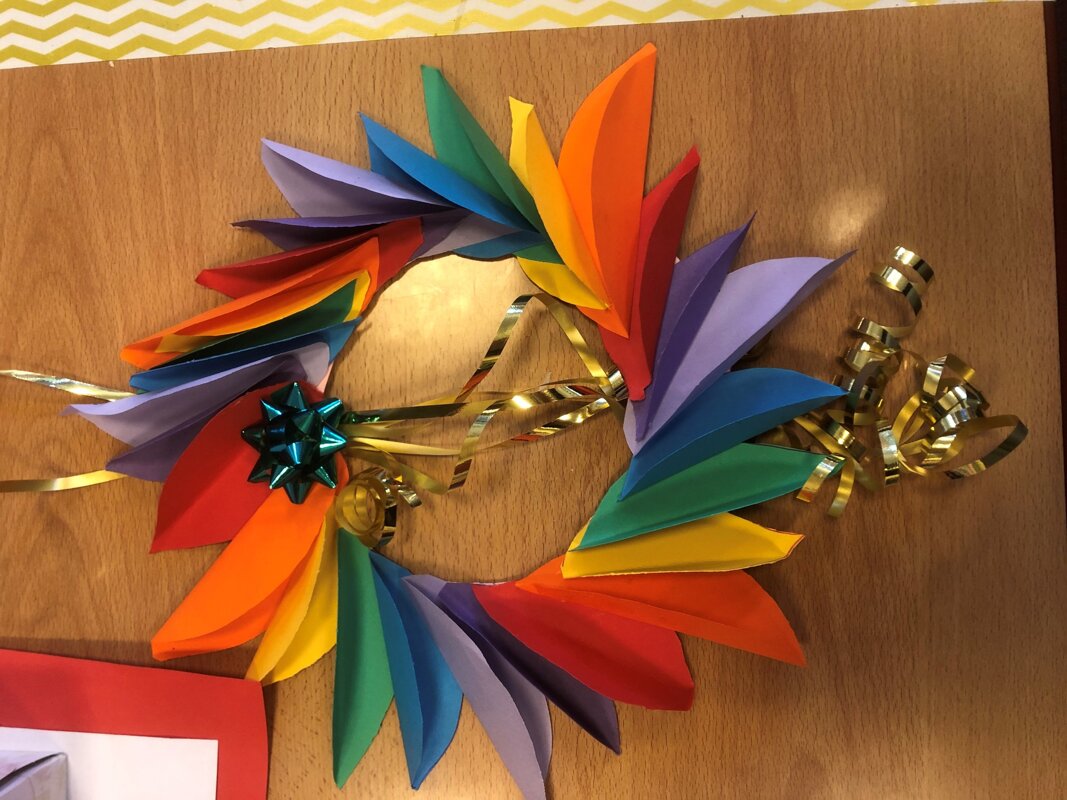 Image of Our Rainbow Wreaths